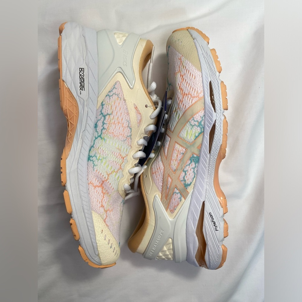 NIB ASICS Gel Kayano 24 Lite Show  white/apricot ice sz 8 NWT - Picture 9 of 16